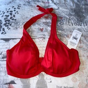Sunsets California Red Bikini Halter top